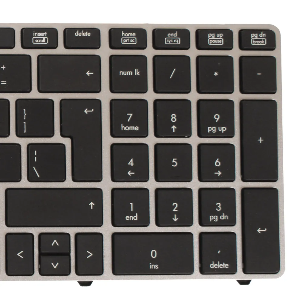 Tastatura za laptop HP 8560p Veliki Enter sivi frame sa misem