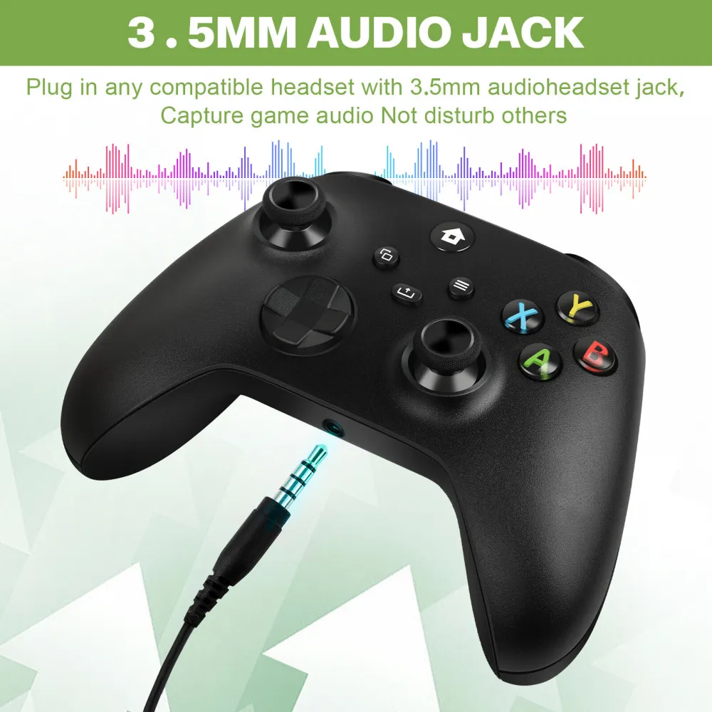 Joypad WIFI kontroler za XBOX One, XBOX X series, PC Windows, PS 3 crni