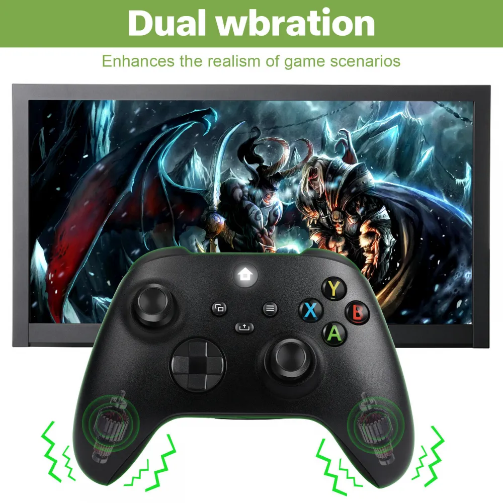 Joypad WIFI kontroler za XBOX One, XBOX X series, PC Windows, PS 3 crni
