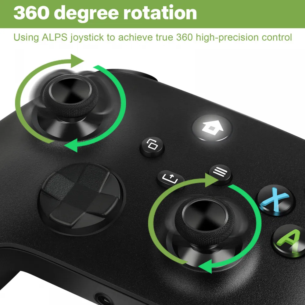 Joypad WIFI kontroler za XBOX One, XBOX X series, PC Windows, PS 3 zeleni