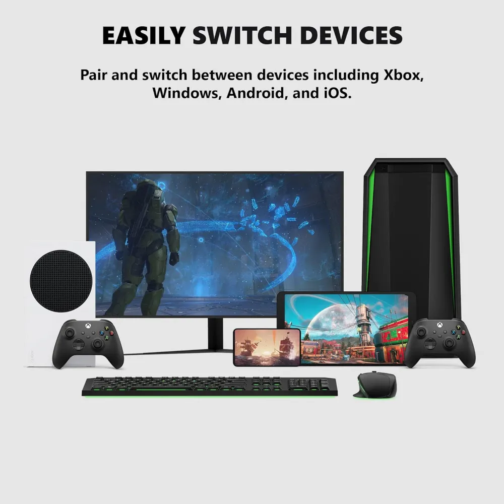 Joypad WIFI kontroler za XBOX One, XBOX X series, PC Windows, PS 3 zeleni