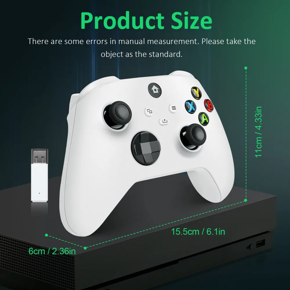Joypad WIFI kontroler za XBOX One, XBOX X series, PC Windows, PS 3 zeleni