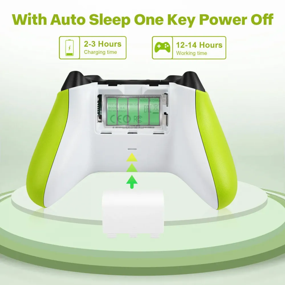 Joypad WIFI kontroler za XBOX One, XBOX X series, PC Windows, PS 3 zeleni