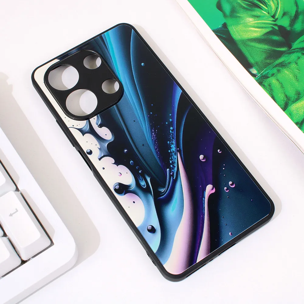 Maska Abstract za Xiaomi Redmi Note 13 4G tamno plava