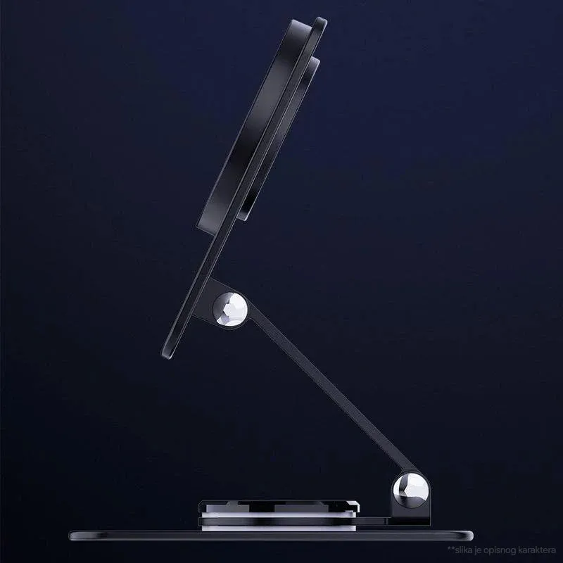 Kucni punjac Wireless 15W rotirajuci beli