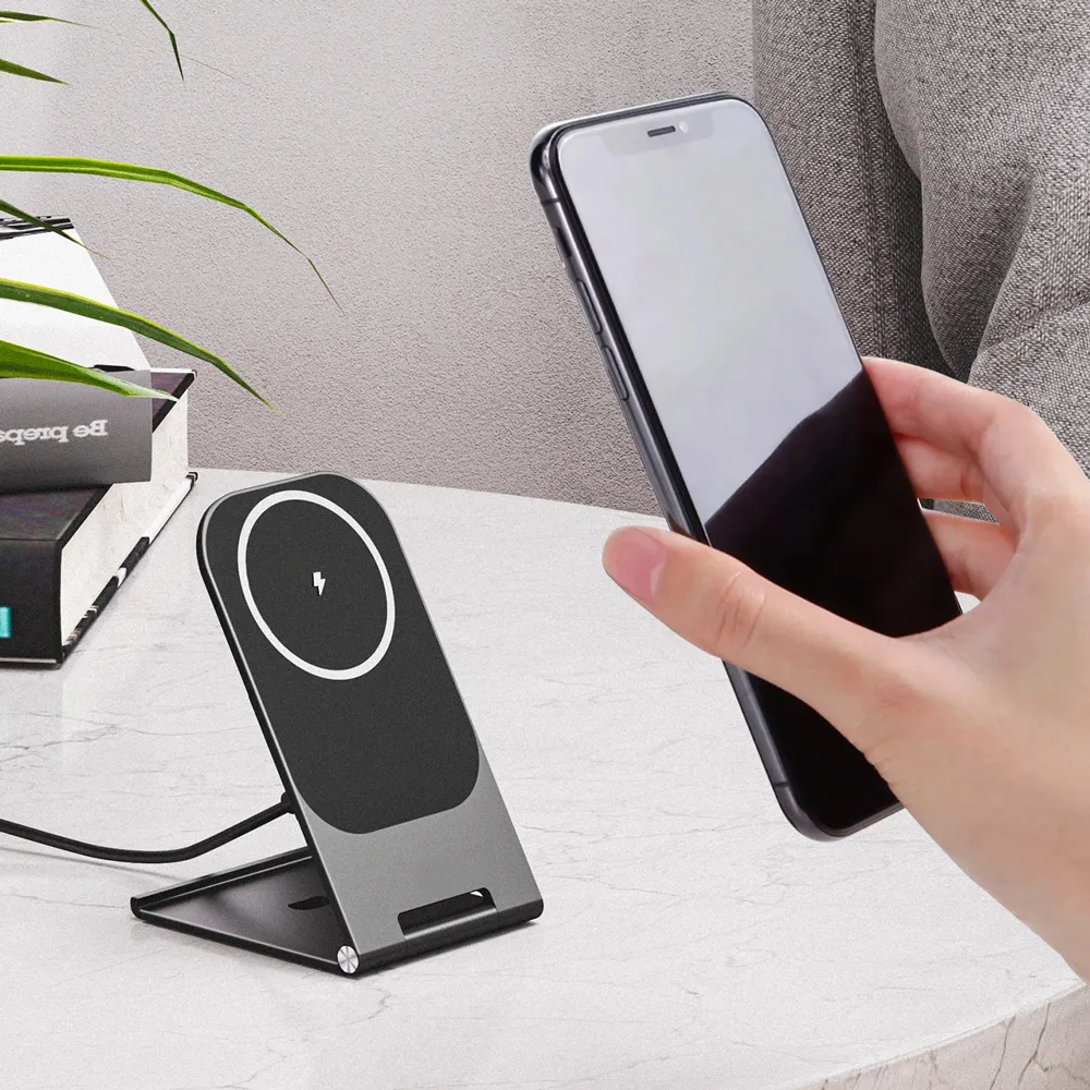 Kucni punjac Wireless 15W crni