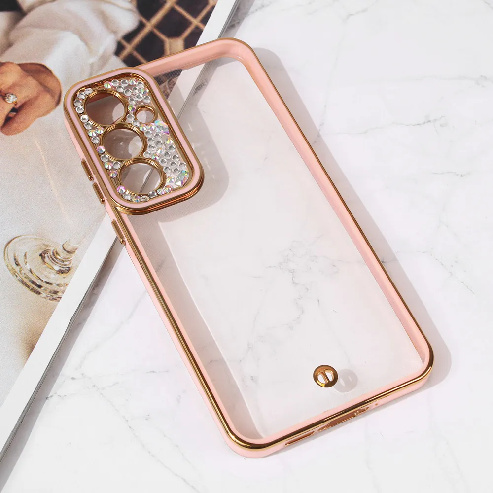 Maska Cirkon Camera za Samsung A556B Galaxy A55 5G roze