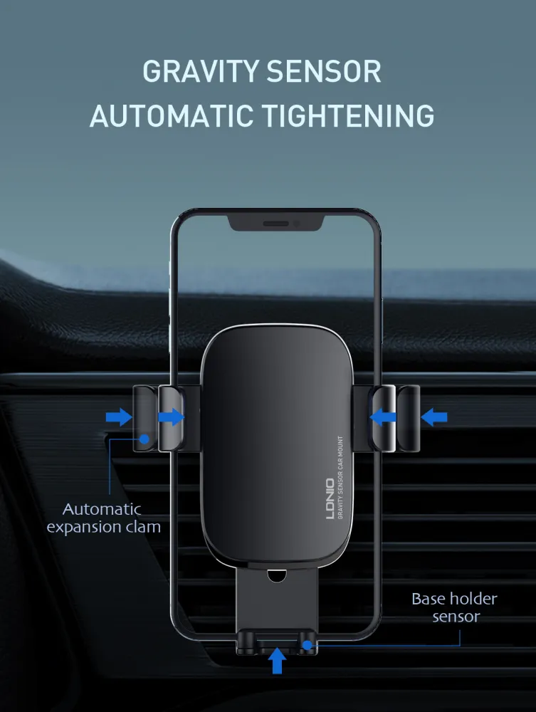 Auto stalak za ventilaciju LDNIO MG10 crveni