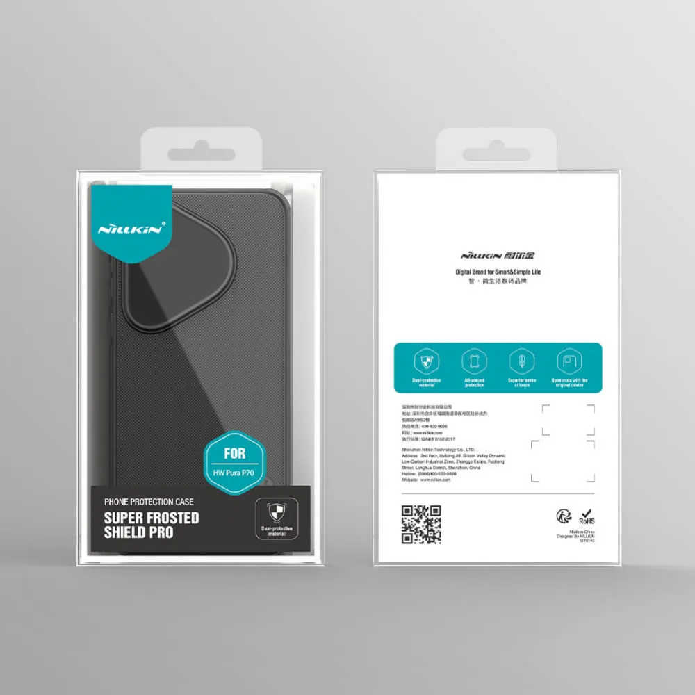 Maska Nillkin Scrub Pro za Huawei Pura 70 crna