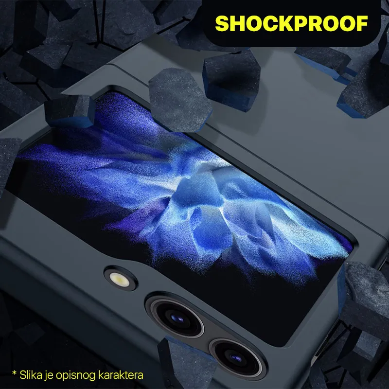 Maska Elegant Fold za Samsung F741B Galaxy Z Flip 6 5G bela