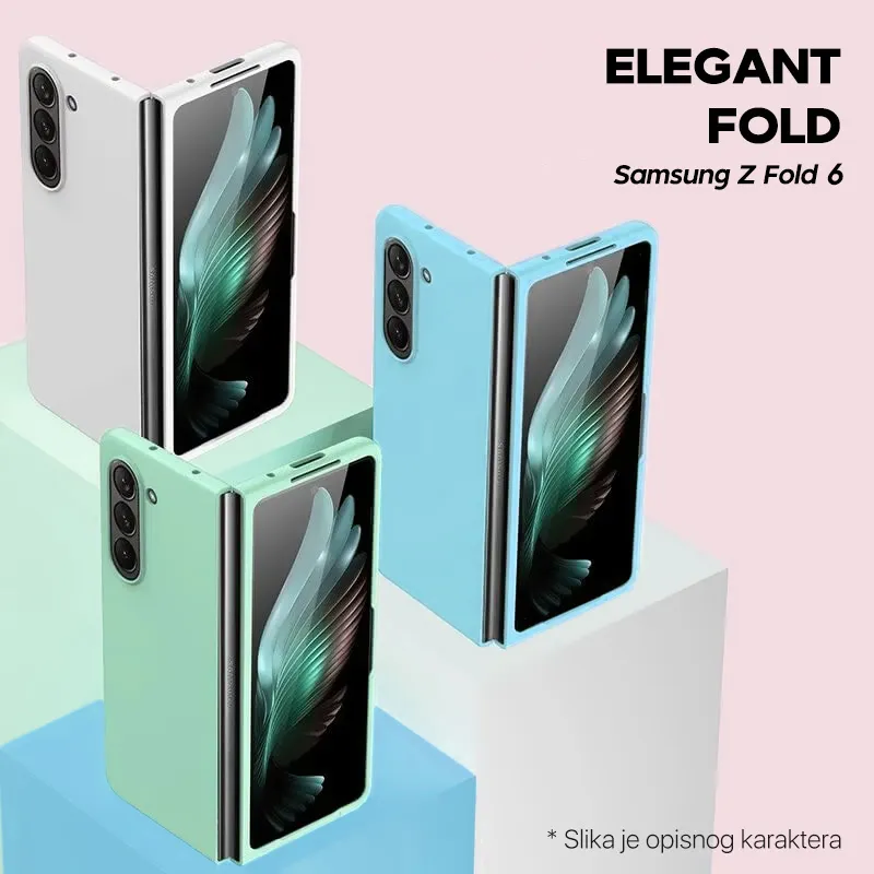 Maska Elegant Fold za Samsung F956B Galaxy Z Fold 6 5G crna