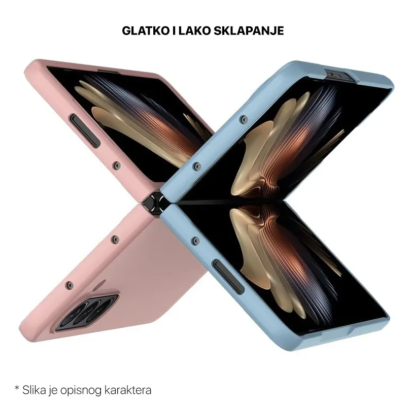 Maska Elegant Fold za Samsung F956B Galaxy Z Fold 6 5G bela