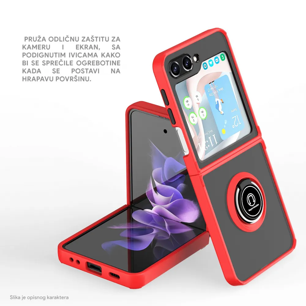 Maska Frosted Shockproof za Samsung F741B Galaxy Z Flip 6 5G zuta