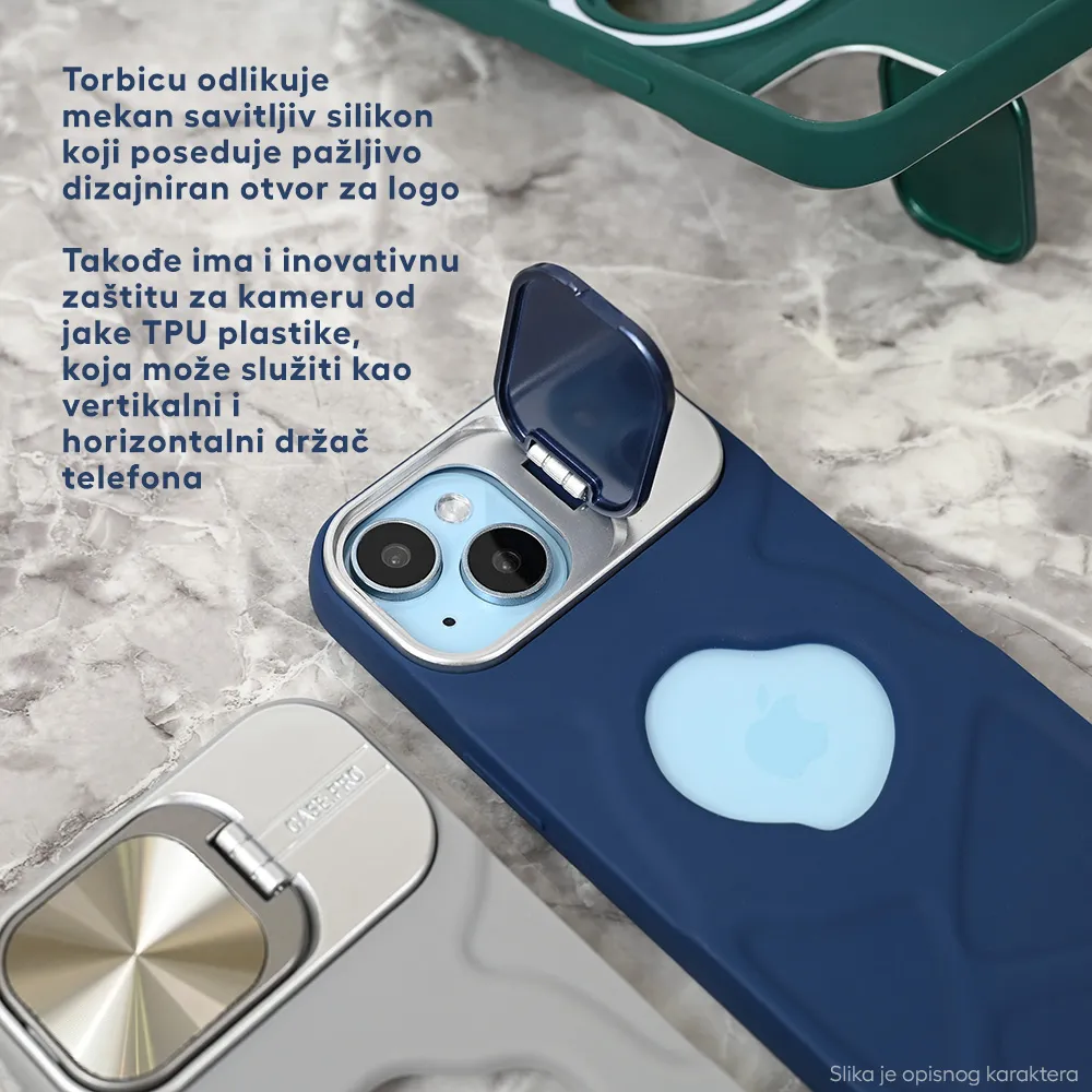 Maska Magsafe Lens holder za iPhone 14 Pro 6.1 crna