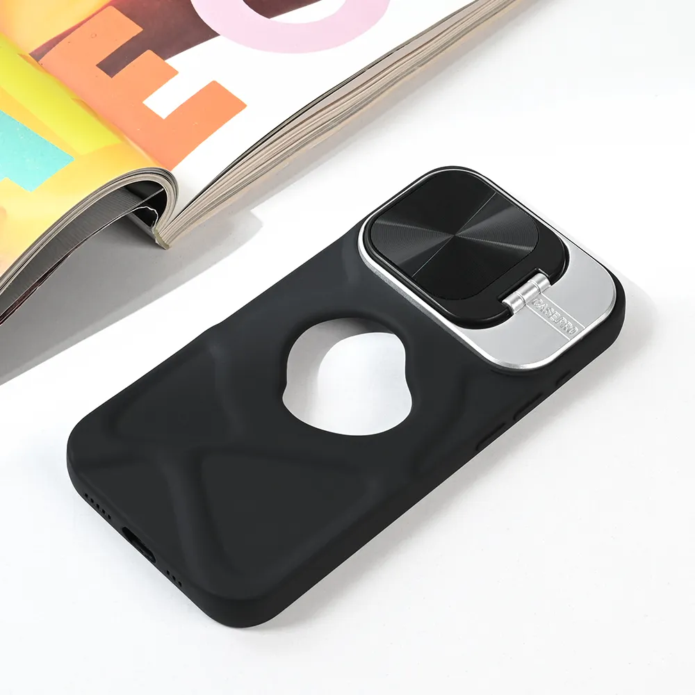 Maska Magsafe Lens holder za iPhone 15 Pro 6.1 crna