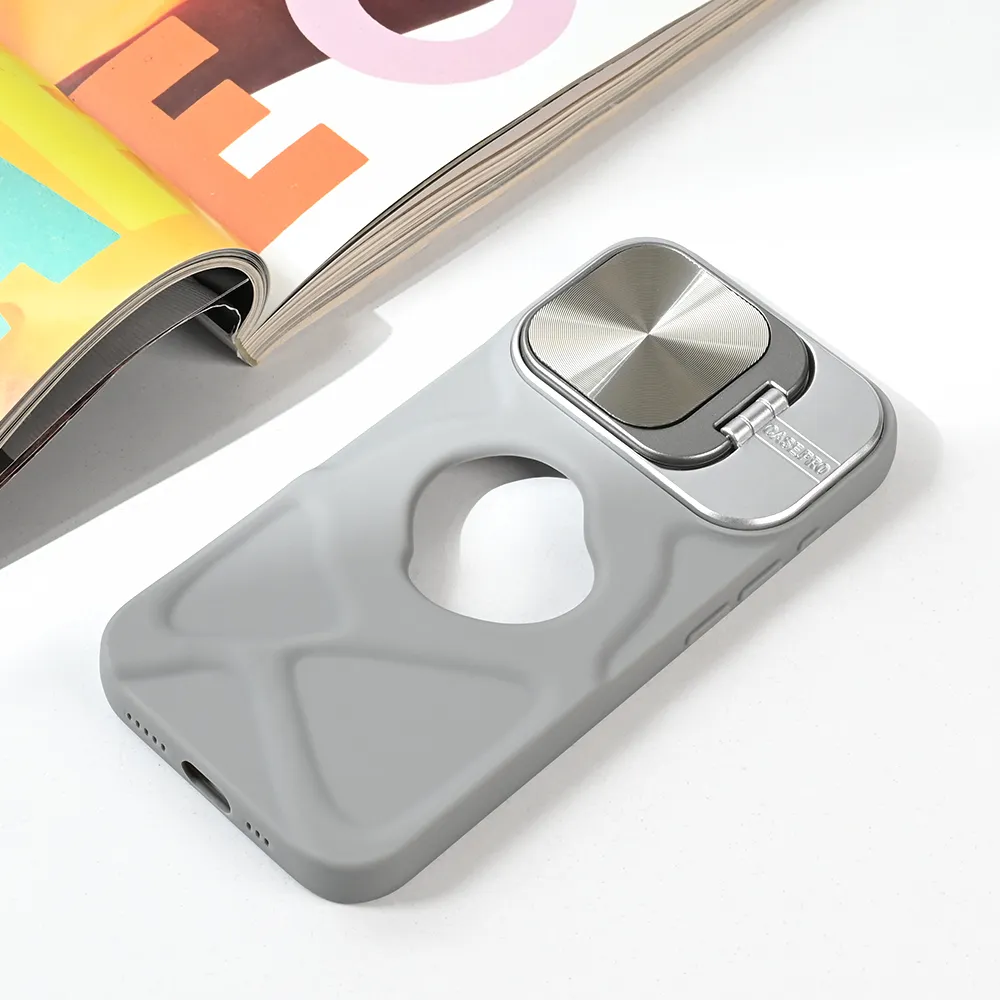 Maska Magsafe Lens holder za iPhone 15 Pro 6.1 siva
