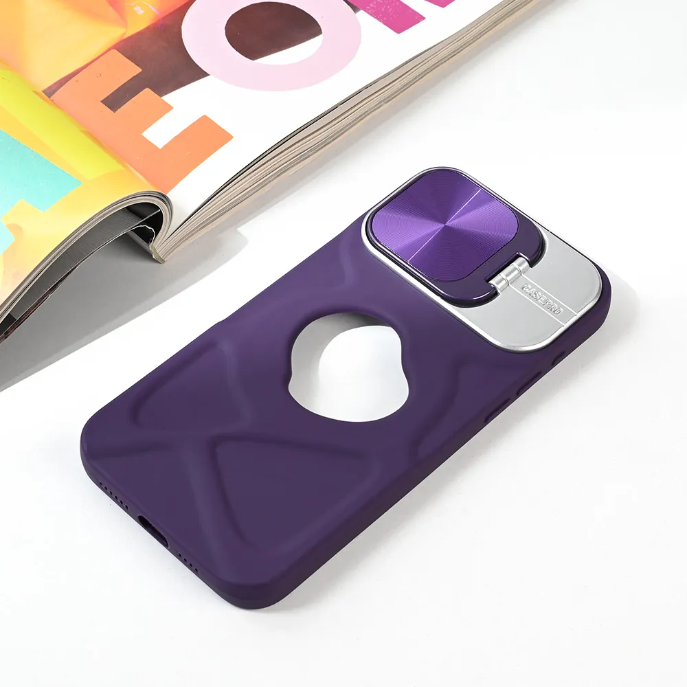 Maska Magsafe Lens holder za iPhone 15 Pro Max 6.7 ljubicasta