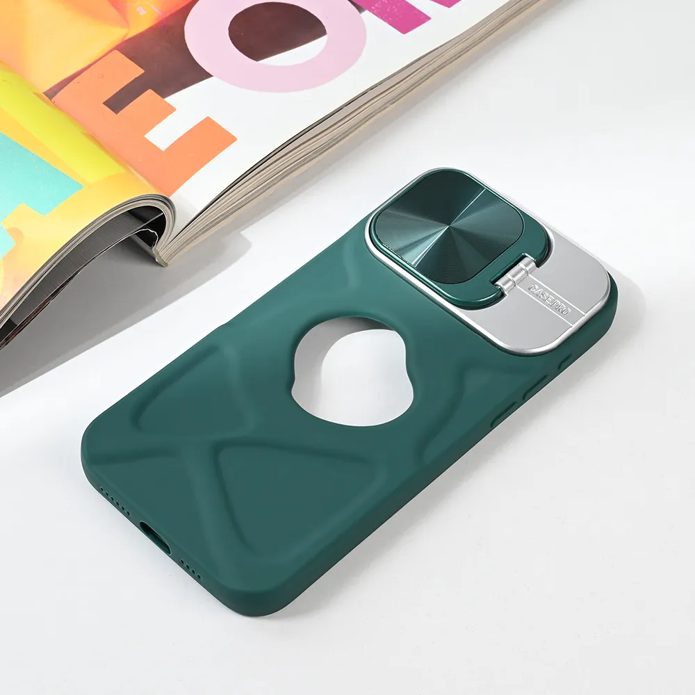 Maska Magsafe Lens holder za iPhone 15 Pro Max 6.7 zelena