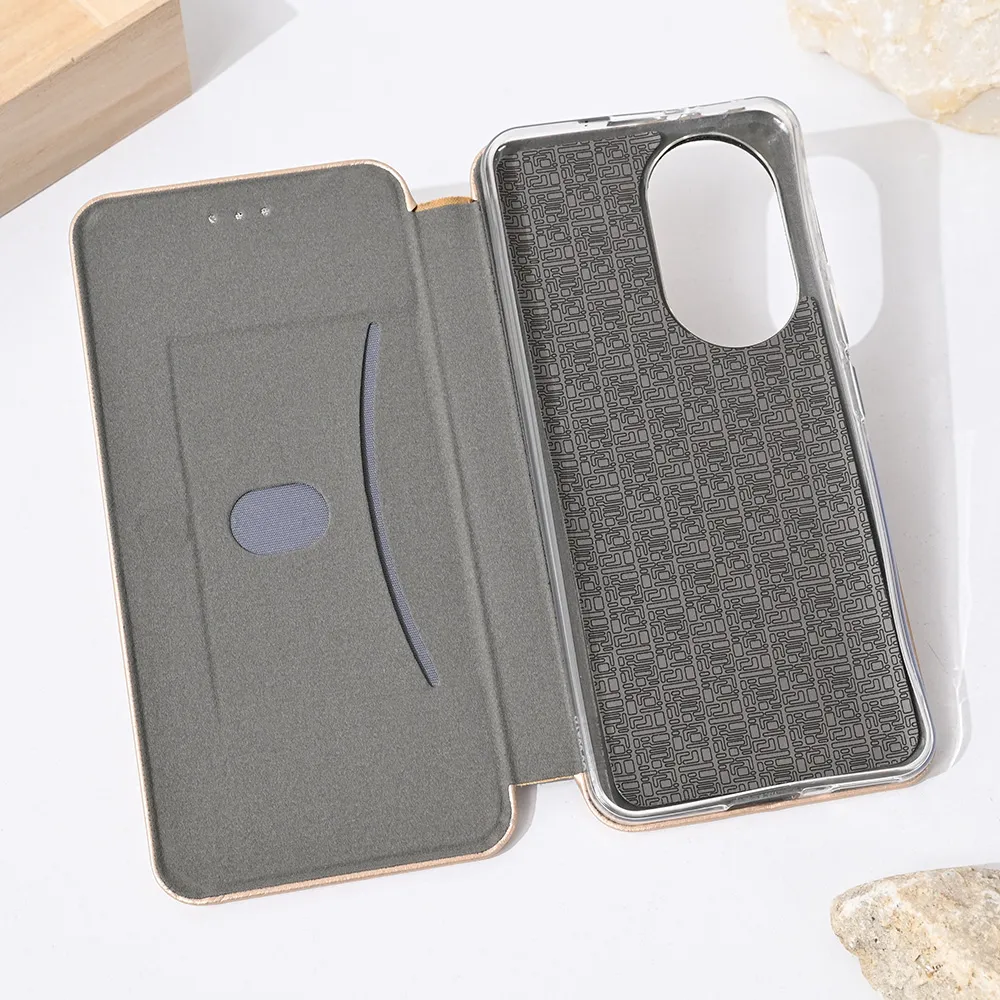 Maska Teracell Flip Cover za Honor 200 zlatna