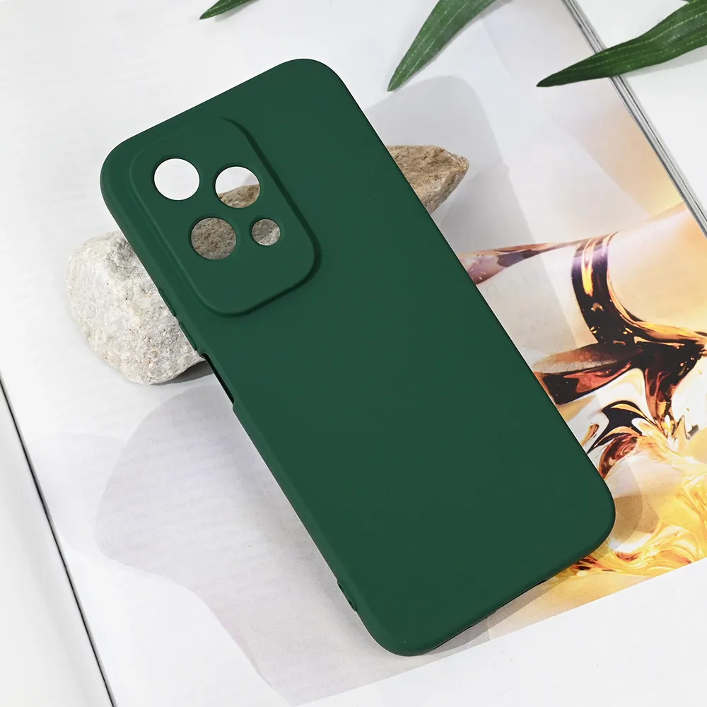 Maska Teracell Soft Velvet za Honor 200 Lite tamno zelena