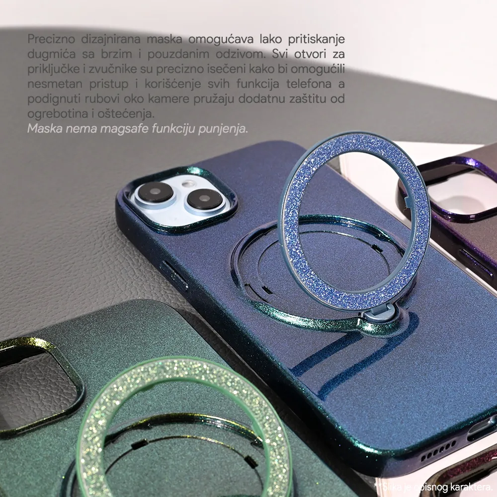 Maska Magsafe Ring za iPhone 11 6.1 zelena