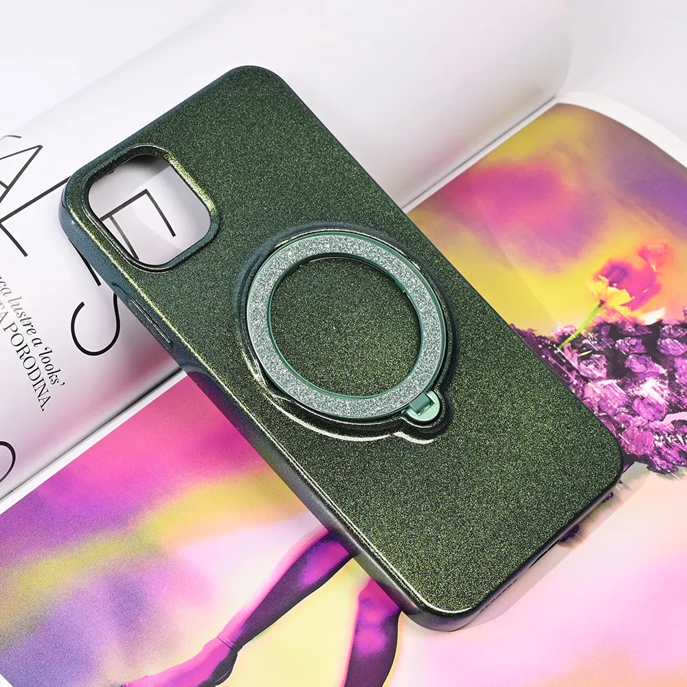 Maska Magsafe Ring za iPhone 11 Pro Max 6.5 zelena
