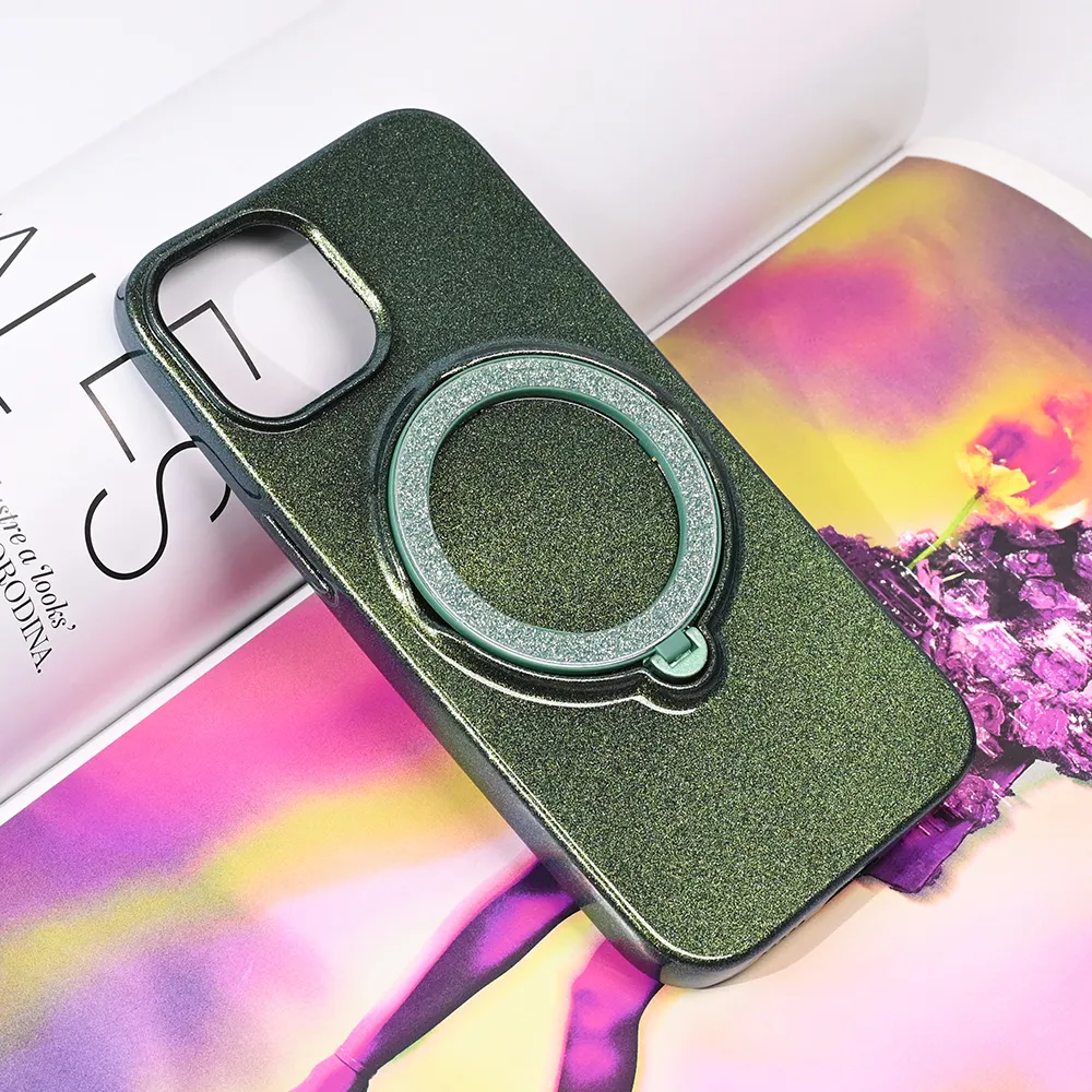 Maska Magsafe Ring za iPhone 14 6.1 zelena