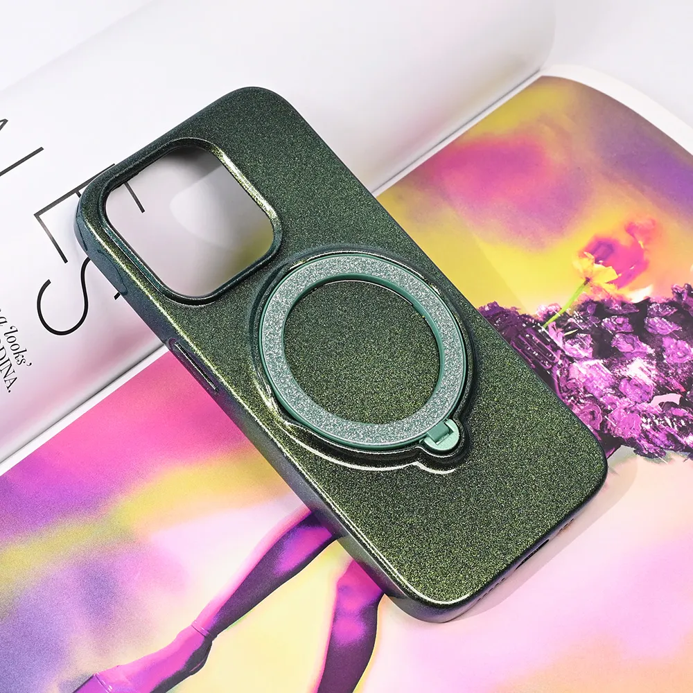 Maska Magsafe Ring za iPhone 14 Pro 6.1 zelena