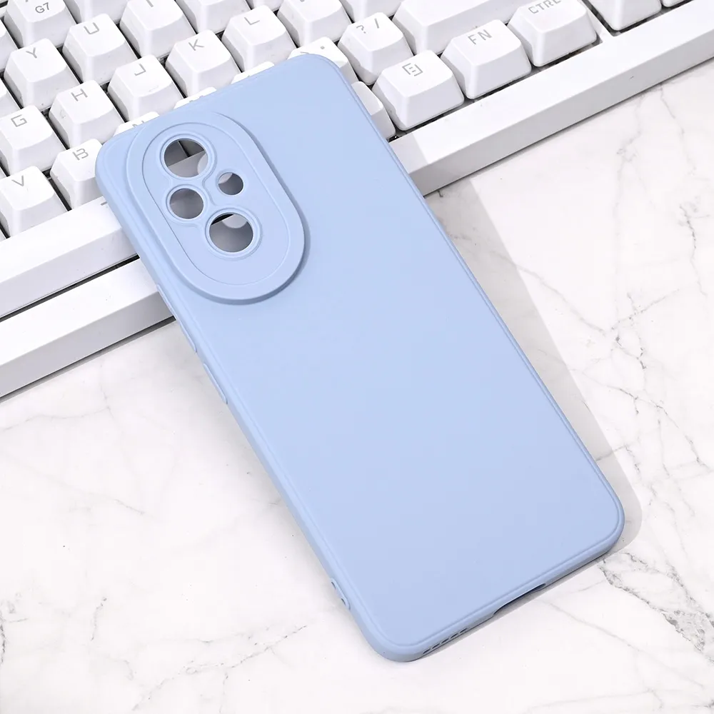 Maska Silikon Pro Camera za Honor 200 svetlo plava