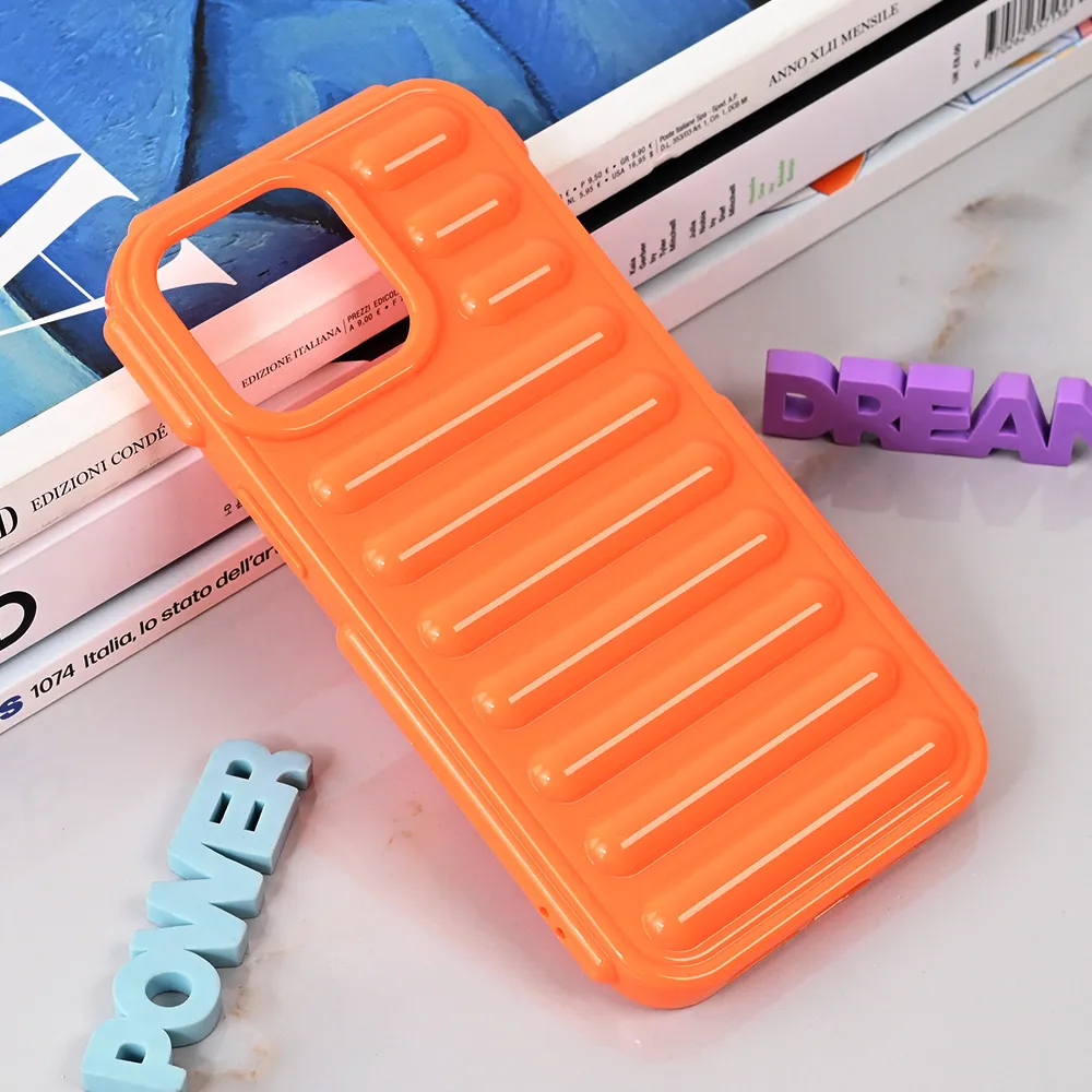 Maska Color Rib za iPhone 13 Pro Max 6.7 narandzasta