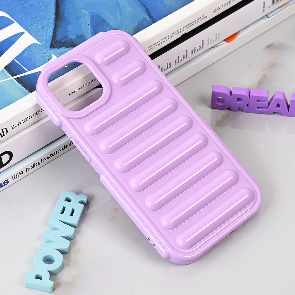 Maska Color Rib za iPhone 14 6.1 lila