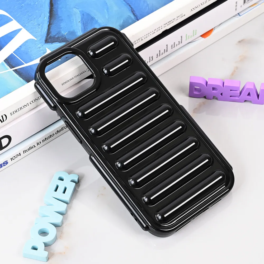 Maska Color Rib za iPhone 15 6.1 crna