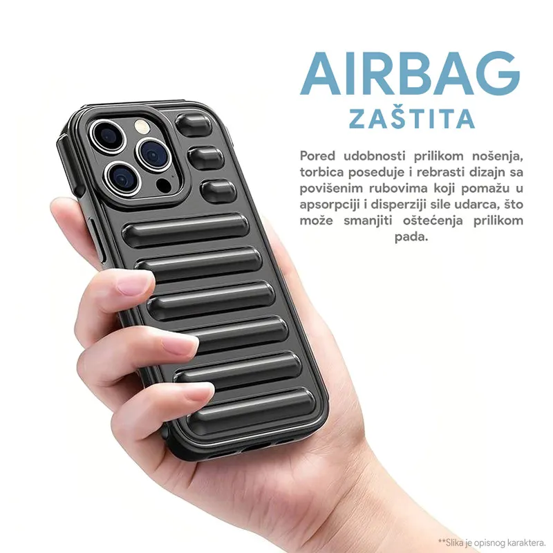 Maska Color Rib za iPhone 15 6.1 zelena