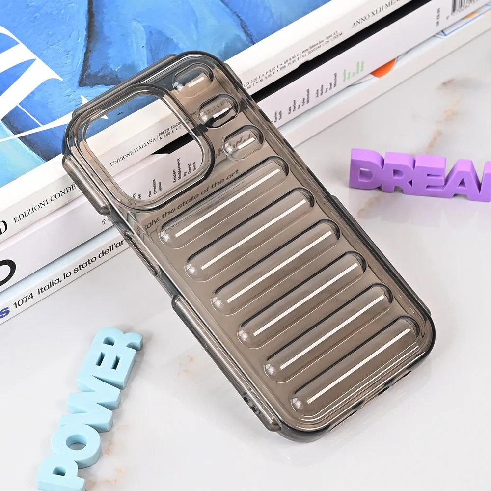 Maska Color Rib za iPhone 15 Pro 6.1 siva