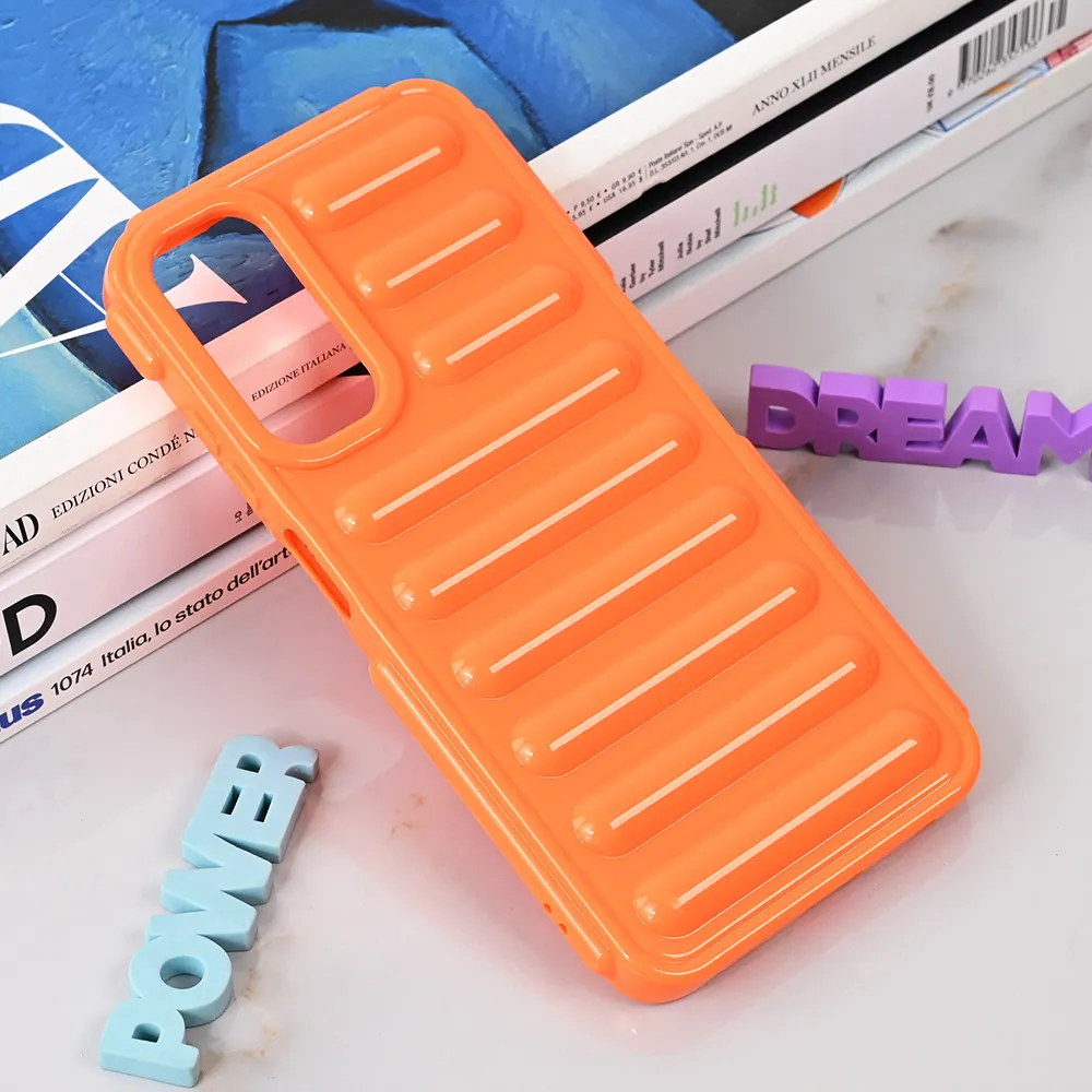 Maska Color Rib za Samsung A057F Galaxy A05s narandzasta