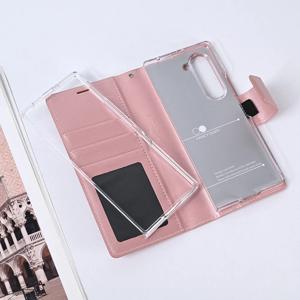 Maska Hanman Canvas ORG za Samsung F956B Galaxy Z Fold 6 roze