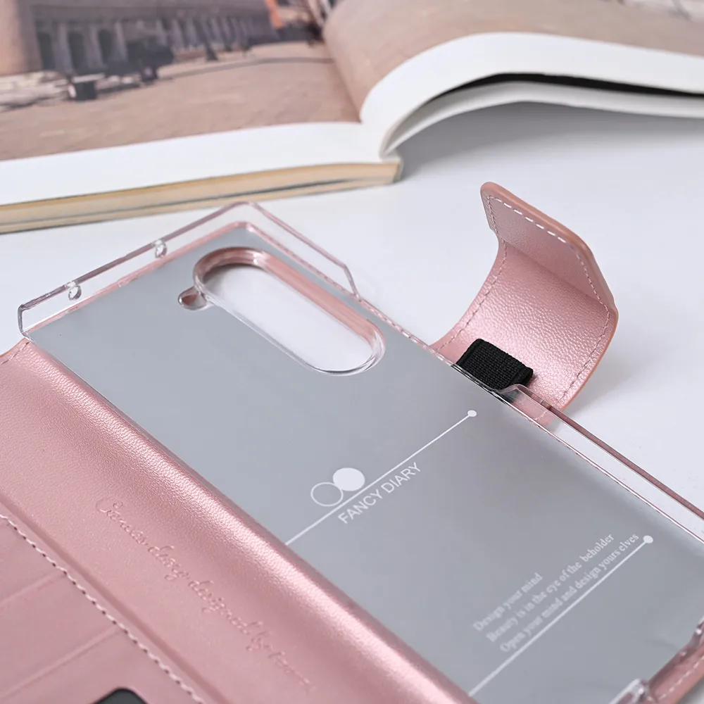 Maska Hanman Canvas ORG za Samsung F956B Galaxy Z Fold 6 roze