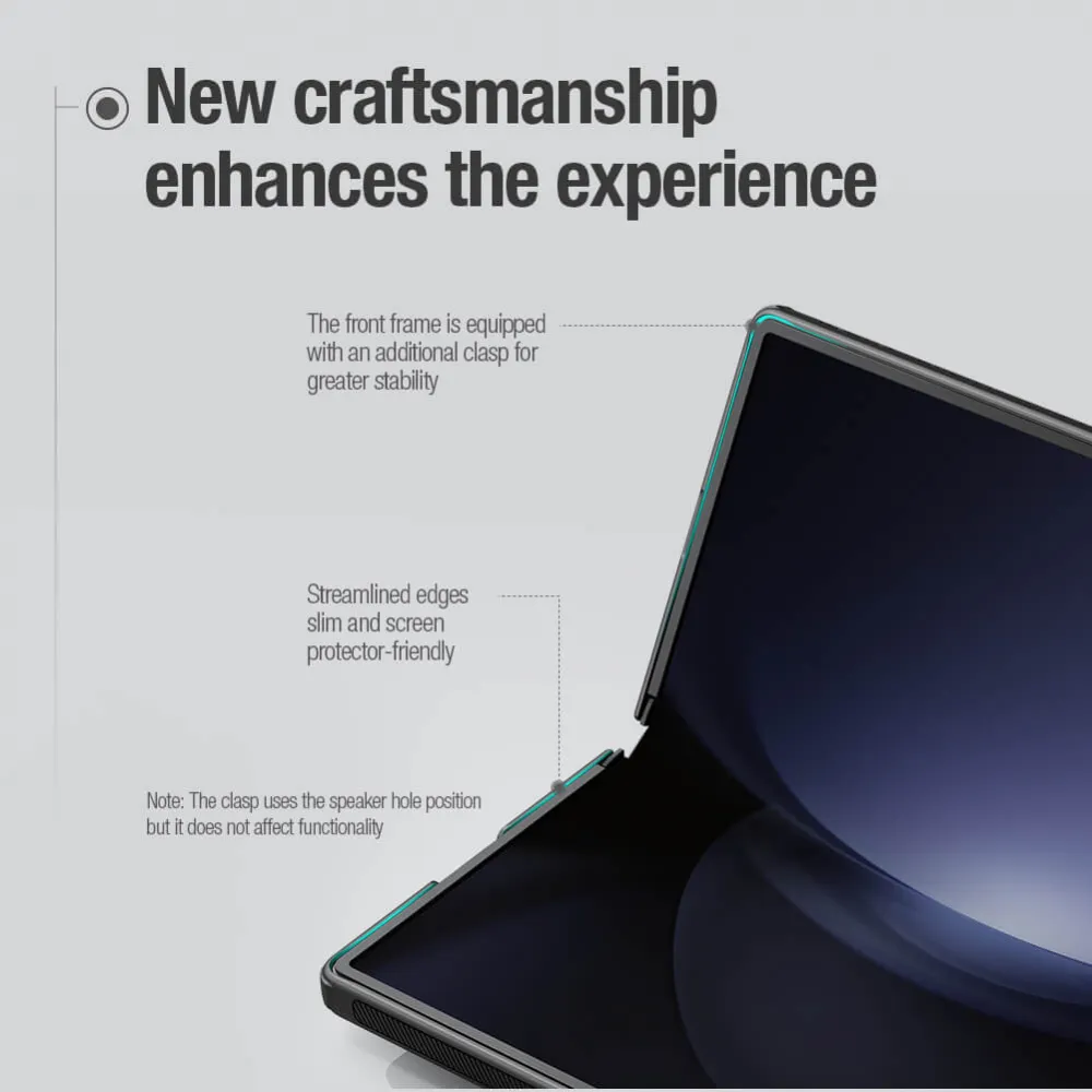 Maska Nillkin Scrub Fold za Samsung F956B Galaxy Z Fold 6 crna