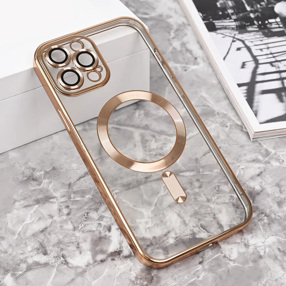Maska Magsafe Lux za iPhone 12 Pro Max 6.7 zlatna