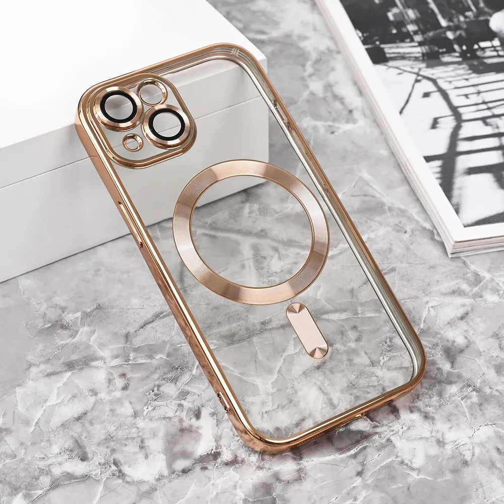 Maska Magsafe Lux za iPhone 15 6.1 zlatna