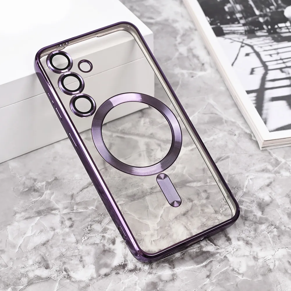 Maska Magsafe Lux za Samsung S921B Galaxy S24 ljubicasta