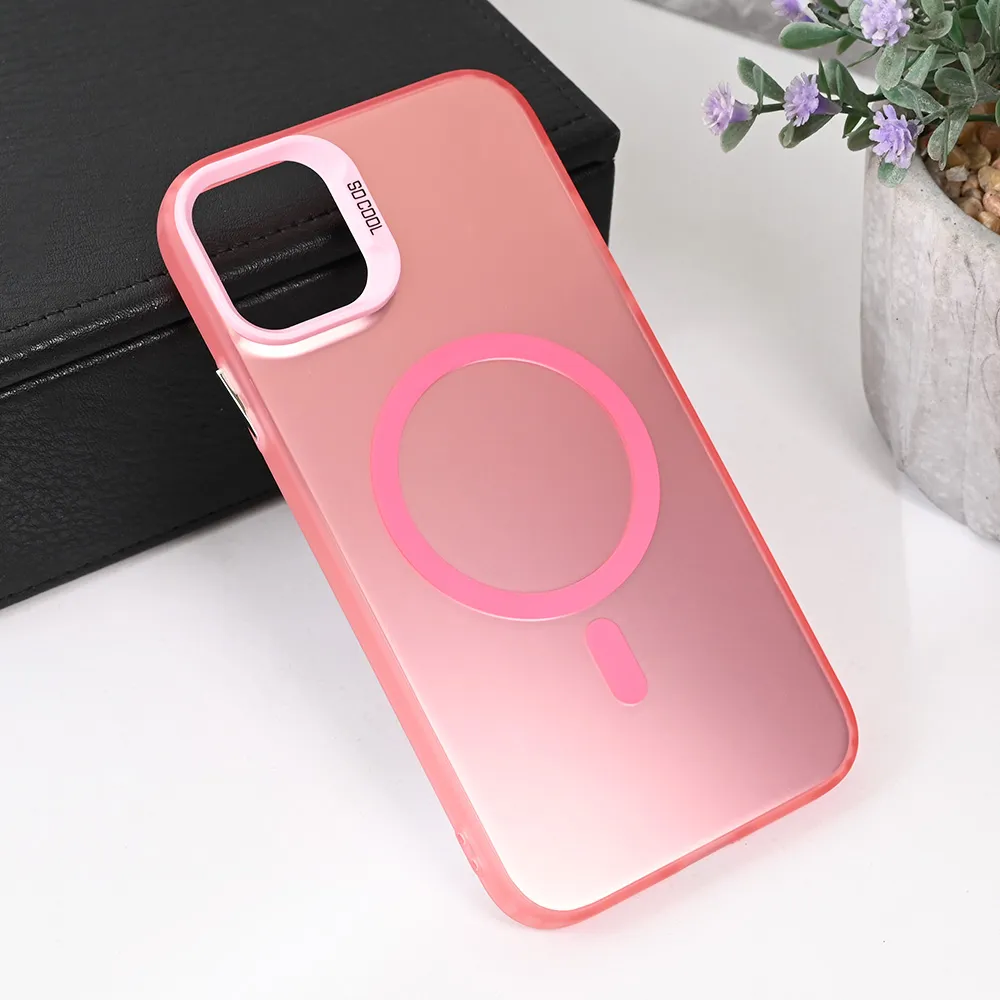 Maska Magsafe Clear za iPhone 11 6.1 roze