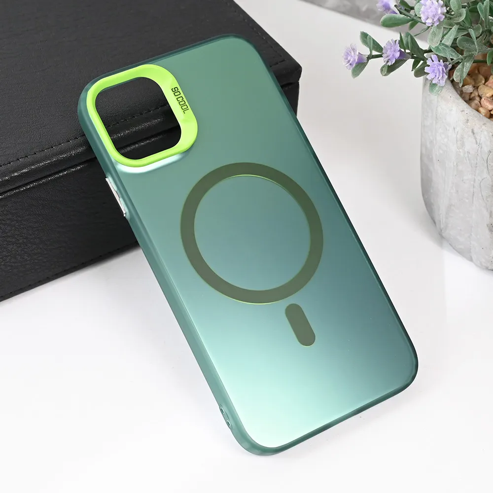 Maska Magsafe Clear za iPhone 11 6.1 zelena