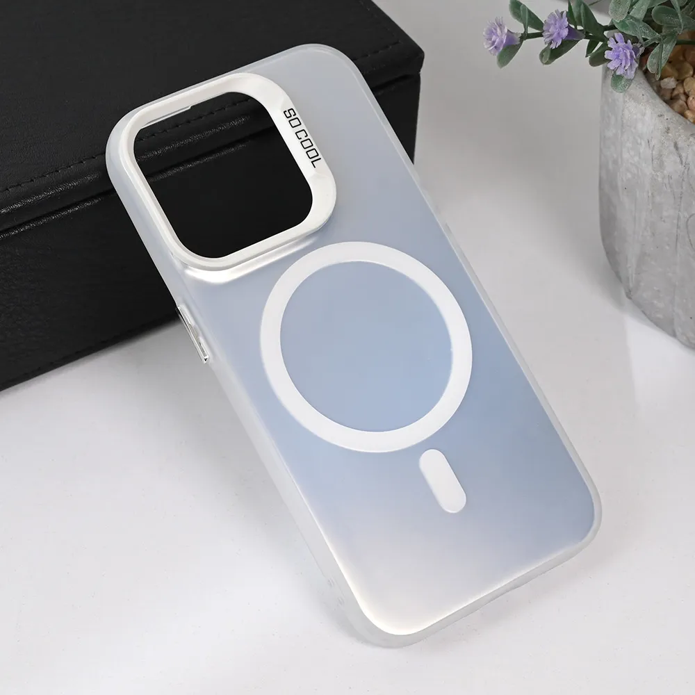 Maska Magsafe Clear za iPhone 14 Pro 6.1 srebrna
