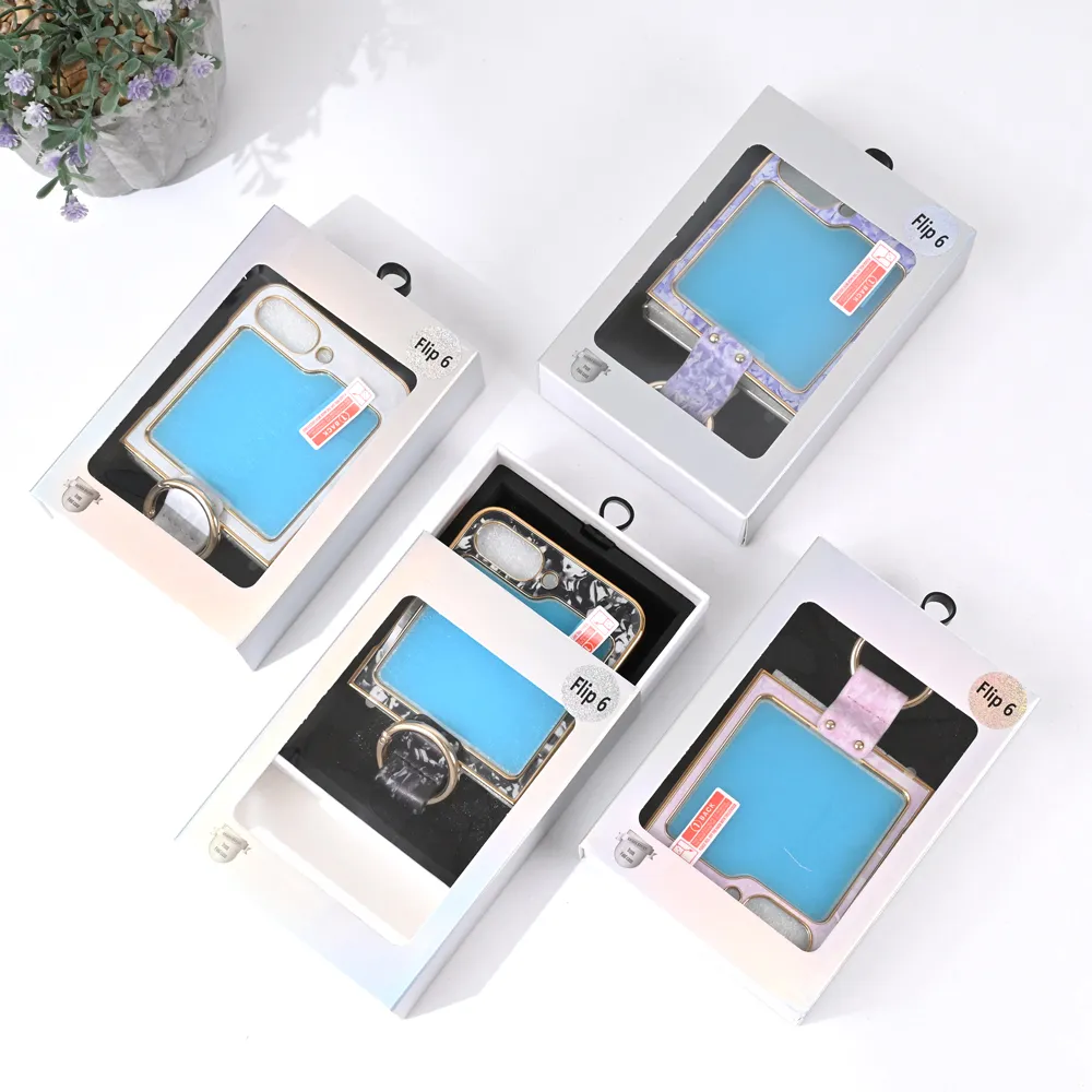 Maska Luxurious Shell Pattern za Samsung F741B Galaxy Z Flip 6 5G ljubicasta