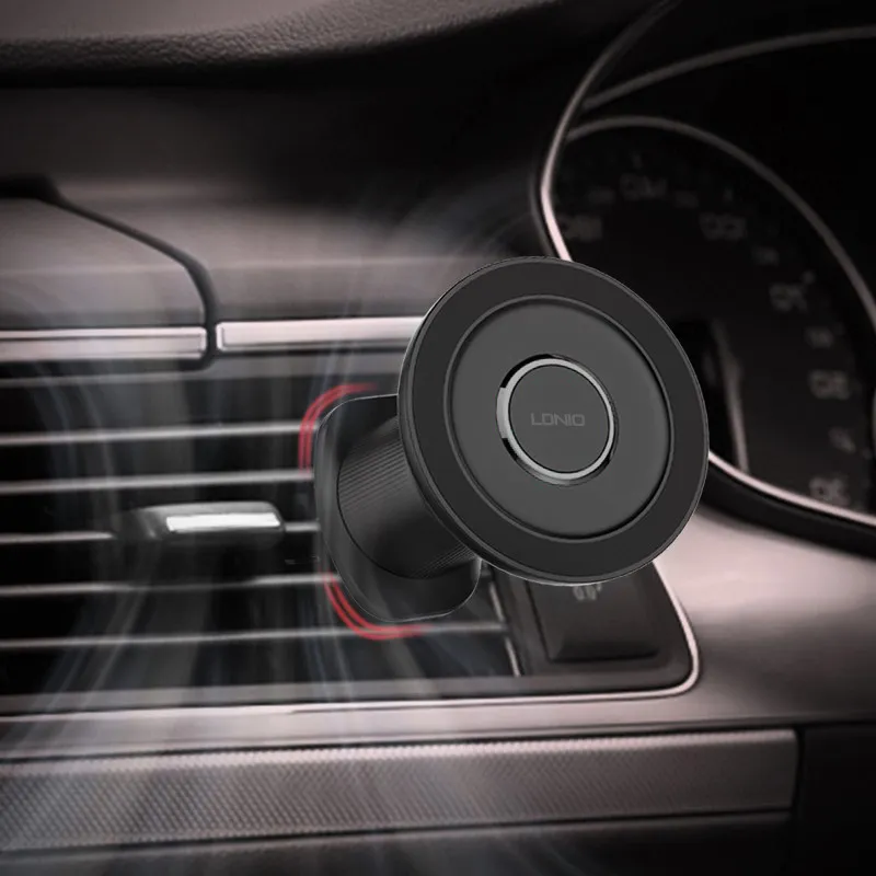 Auto stalak za ventilaciju LDNIO MA22 magnetic crni