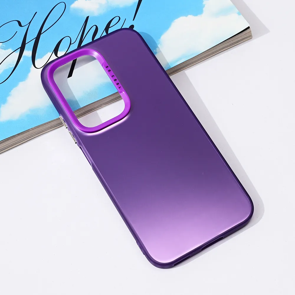 Maska Clear za Honor 200 Lite ljubicasta