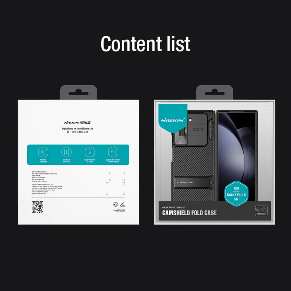 Maska Nillkin CamShield Fold za Samsung F956B Galaxy Z Fold 6 (with stand) plava