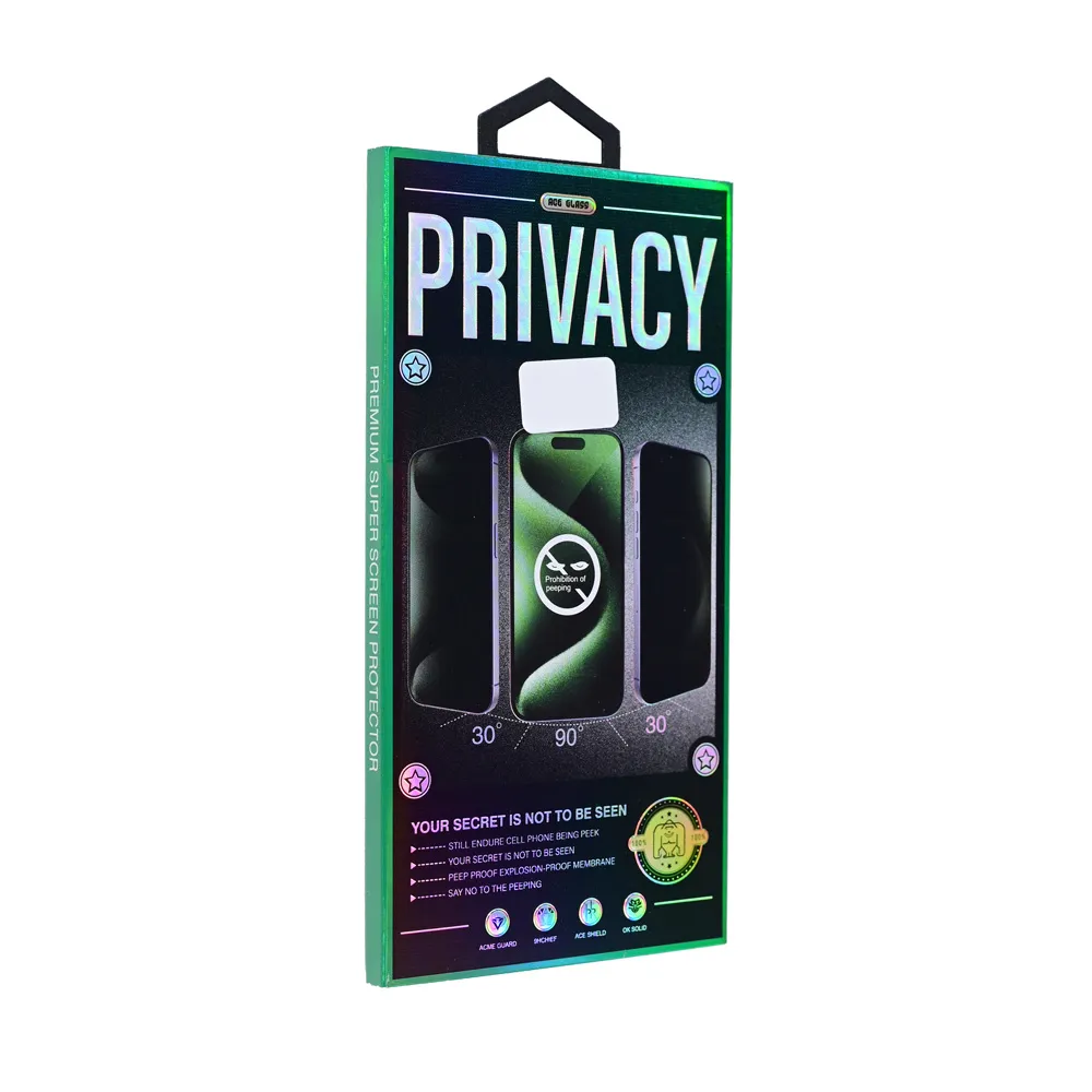 Zastitno Staklo Zastitno staklo Privacy 2.5D full glue za iPhone 16 Plus 6.7 crna