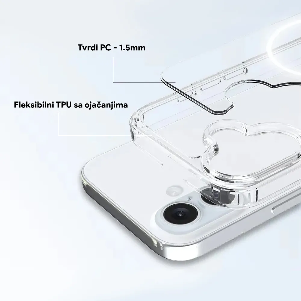Maska Magsafe za iPhone 16 6.1 transparent